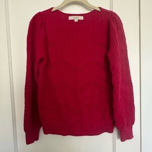 LOFT Magenta Sweater